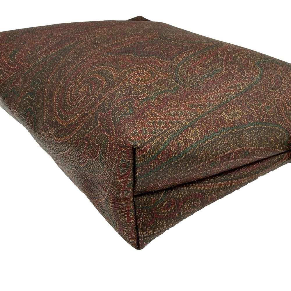 Authentic Etro Paisley Cosmetic Bag Italy Multicolor Makeup Pouch Zip Clutch - Picture 7 of 16